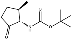 (2-METHYL-5-OXO-CYCLOPENTYL)-CARBAMIC ACID TERT-BUTYL ESTER Struktur