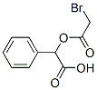 2-(bromoethanoyloxy)-2-phenylethanoic acid Struktur