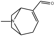 8-Azabicyclo[3.2.1]oct-2-ene-2-carboxaldehyde, 8-methyl- (9CI) Struktur