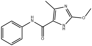 2-METHOXY-5-METHYL-4-PHENYLCARBAMOYLIMIDAZOLE Struktur