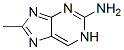 1H-Purin-2-amine, 8-methyl- (9CI) Struktur