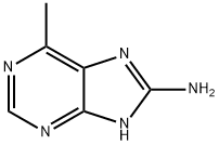 1H-Purin-8-amine, 6-methyl- (9CI) Struktur