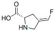 L-Proline, 4-(fluoromethylene)-, (E)- (9CI) Struktur