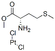 O-methyl-methionine-dichloroplatinum(II) Struktur