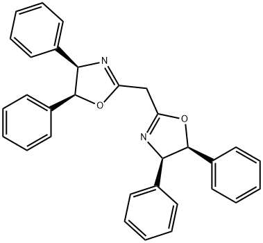 2,2'-METHYLENEBIS[(4R,5S)-4,5-DIPHENYL-2-OXAZOLINE] Struktur