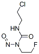 3-(2-chloroethyl)-1-(2-fluoroethyl)-1-nitroso-urea Struktur