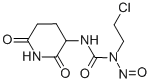 1-(2-Chloroethyl)-3-(2,6-dioxo-3-piperidyl)-1-nitrosourea Struktur