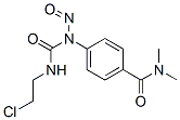 1-(2-Chloroethyl)-3-[p-(dimethylcarbamoyl)phenyl]-3-nitrosourea Struktur