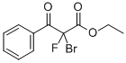 2-BROMO-2-FLUORO-3-OXO-3-PHENYL-PROPIONIC ACID ETHYL ESTER Struktur