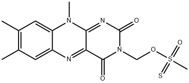 N3-MethanethiosulfonylMethyl LuMiflavine Struktur