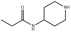 Propanamide, N-4-piperidinyl- Struktur