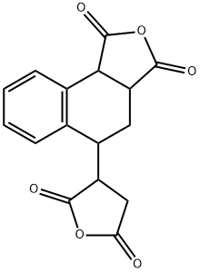 4-(2,5-DIOXOTETRAHYDROFURAN-3-YL)-1,2,3,4-TETRAHYDRONAPHTHALENE-1,2-DICARBOXYLIC ANHYDRIDE Struktur