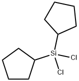 Dicyclopentyldichlorosilane Struktur