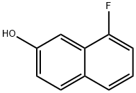 8-FLUORO-2-NAPHTHOL Struktur