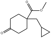 Methyl 1-(cyclopropylMethyl)-4-oxocyclohexanecarboxylate Struktur