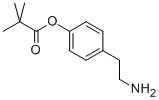 4-(2-AMINOETHYL)PHENYL PIVALATE Struktur