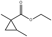 Cyclopropanecarboxylic acid, 1,2-dimethyl-, ethyl ester (9CI) Struktur