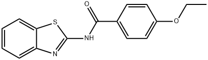 N-(1,3-benzothiazol-2-yl)-4-ethoxybenzamide Struktur