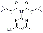 Di-tert-butyl (4-aMino-6-MethylpyriMidin-2-yl)carbaMate Struktur