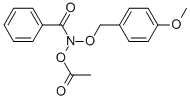 N-(Acetyloxy)-N-((4-methoxyphenyl)methoxy)benzamide Struktur