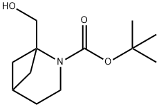 2-Boc-2-azabicyclo[3.1.1]heptane-1-methanol Struktur