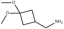 (3,3-Dimethoxy-cyclobutyl)methylamine Struktur