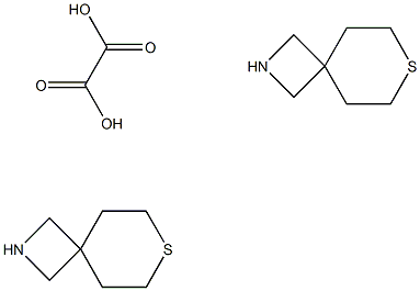 7-Thia-2-aza-spiro[3.5]nonane heMioxalate Struktur