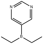 Pyrimidine, 5-(diethylboryl)- (9CI) Struktur