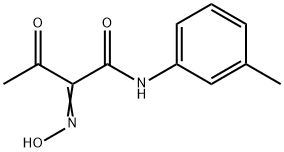 2-HYDROXYIMINO-3-OXO-N-M-TOLYL-BUTYRAMIDE Struktur