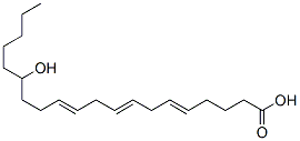 15-hydroxy-5,8,11-eicosatrienoic acid Struktur