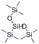 1,1,1,5,5,5-Hexamethyl-3-(trimethylsilyl)trisiloxane Struktur