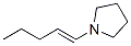 1-(1-Pentenyl)pyrrolidine Struktur