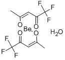 BERYLLIUM TRIFLUOROACETYLACETONATE HYDRATE Struktur