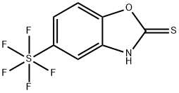 5-(Pentafluorosulfanyl)benzo[d]oxazole-2(3H)-thione Struktur