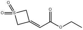 Ethyl 2-(1,1-dioxidothietan-3-ylidene)acetate Struktur