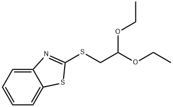 2-[(2,2-DIETHOXYETHYL)THIO]-1,3-BENZOTHIAZOLE Struktur