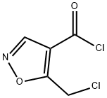 4-Isoxazolecarbonyl chloride, 5-(chloromethyl)- (9CI) Struktur