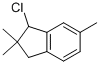 1-CHLORO-2,3-DIHYDRO-2,2,6-TRIMETHYL-1H-INDENE Struktur