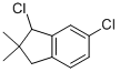 1,6-DICHLORO-2,3-DIHYDRO-2,2-DIMETHYL-1H-INDENE Struktur