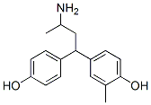 4-[3-Amino-1-(4-hydroxyphenyl)butyl]-2-methylphenol Struktur