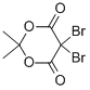 5,5-DIBROMOMELDRUM'S ACID Struktur