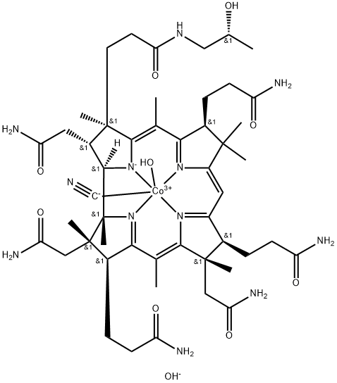 AQUO-CYANO-COBINAMIDE Struktur