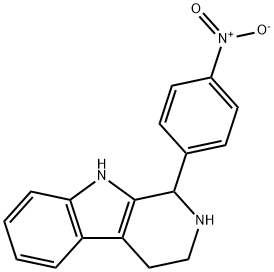 1-(4-NITRO-PHENYL)-2,3,4,9-TETRAHYDRO-1H-BETA-CARBOLINE Struktur