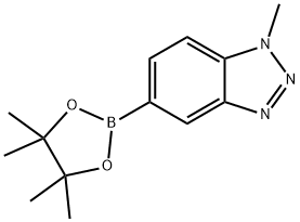 1H-Benzotriazole, 1-methyl-5-(4,4,5,5-tetramethyl-1,3,2-dioxaborolan-2-yl)- Struktur