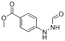 Benzoic acid, 4-(2-formylhydrazino)-, methyl ester (9CI) Struktur