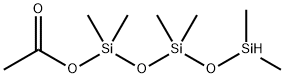 1-ACETOXY-1,1,3,3,5,5-HEXAMETHYLTRISILOXANE Struktur