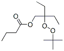 2-t-Butylperoxy-2-ethylbutan-1-ol, butyrate ester Struktur