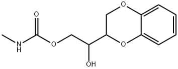 1-(1,4-Benzodioxan-2-yl)-1,2-ethanediol 2-methylcarbamate Struktur