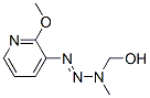 Methanol, [3-(2-methoxy-3-pyridinyl)-1-methyl-2-triazenyl]- (9CI) Struktur