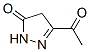 3H-Pyrazol-3-one, 5-acetyl-2,4-dihydro- (9CI) Struktur